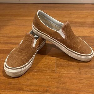 Men's Tan Slip-On Shoes